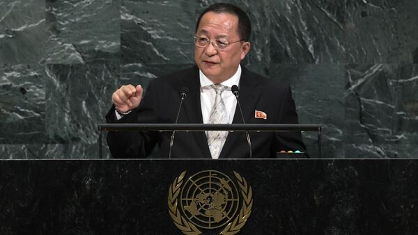 Bộ trưởng Ngoại giao Bắc Triều Tiên Ri Yong-ho - Sputnik Việt Nam