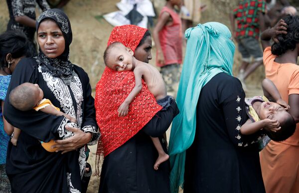 Bangladesh. Dân tị nạn Rohingya trong trại tạm trú. - Sputnik Việt Nam