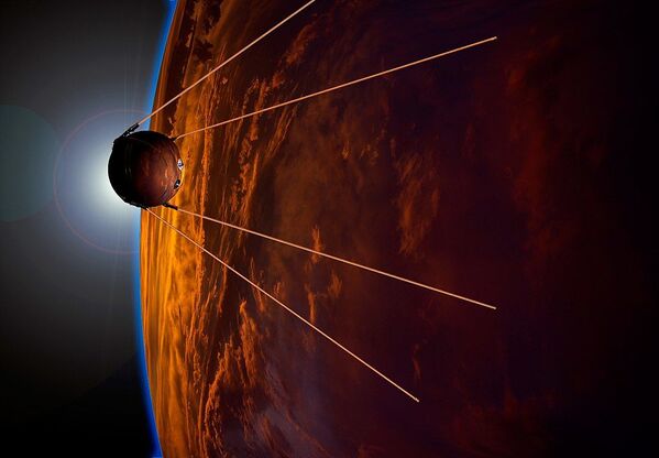 Sputnik-1 trên quỹ đạo. - Sputnik Việt Nam