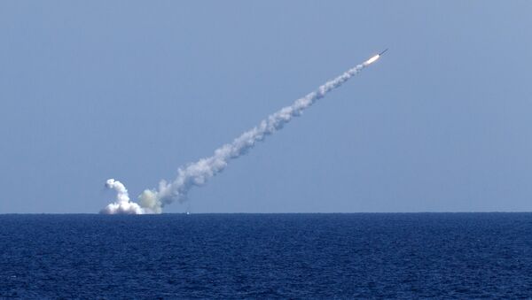 Запуск ракет Калибр по целям террористов в Сирии. Архивное фото - Sputnik Việt Nam