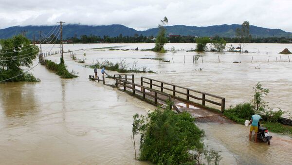 Lũ lụt ở Nghệ An. - Sputnik Việt Nam