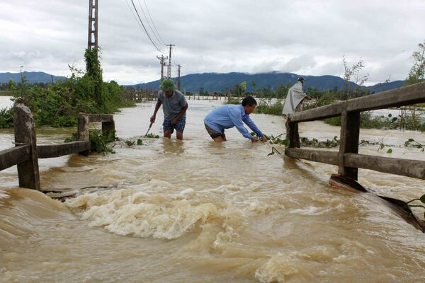 Lũ lụt ở Nghệ An. - Sputnik Việt Nam