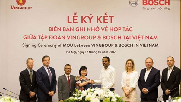 Vingroup và Bosch ‘bắt tay’ sản xuất ôtô, xe máy điện - Sputnik Việt Nam