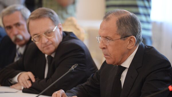 Cuộc họp của các Ngoại trưởng Nga và Syria, ông S. Lavrov và ông W. Muallem - Sputnik Việt Nam
