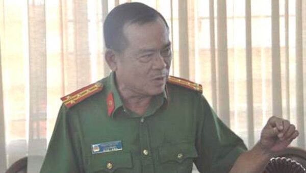 Đại tá Phạm Hữu Châu, Phó giám đốc Công an tỉnh Long An. - Sputnik Việt Nam