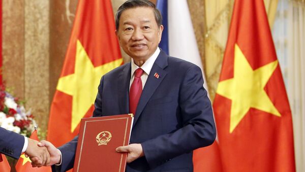 Bộ trưởng Bộ Công an Việt Nam Tô Lâm - Sputnik Việt Nam