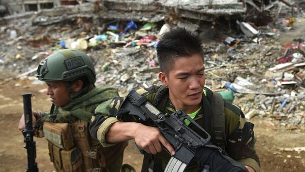 thành phố Marawi (Philippines) bị bọn khủng bố chiếm giữ - Sputnik Việt Nam