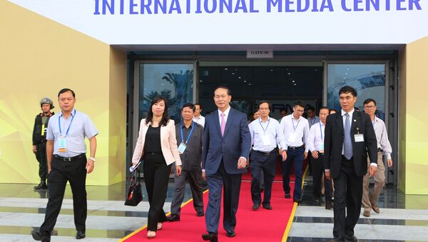 Chủ tịch nước Trần Đại Quang dự Chương trình Tổng duyệt các hoạt động của Tuần lễ Cấp cao APEC 2017 - Sputnik Việt Nam
