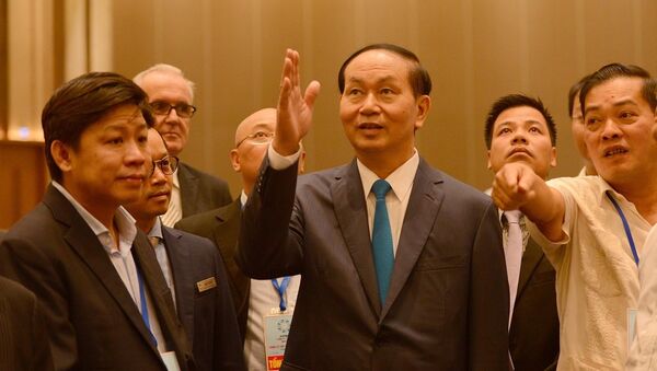 Chủ tịch nước Trần Đại Quang dự Chương trình Tổng duyệt các hoạt động của Tuần lễ Cấp cao APEC 2017 - Sputnik Việt Nam