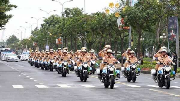 Вьетнам атэс саммит полиция подготовка полицейский - Sputnik Việt Nam