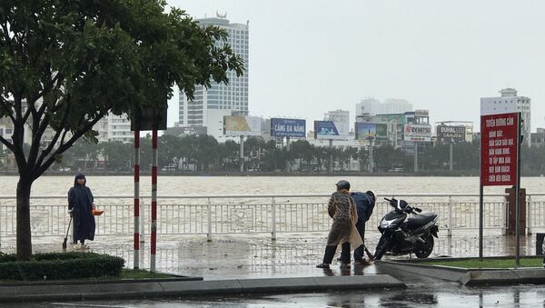 Người dân Đà Nẵng dầm mưa dọn dẹp thành phố trước thềm APEC - Sputnik Việt Nam