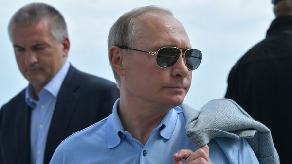 Tổng thống Nga Vladimir Putin tại Crưm - Sputnik Việt Nam