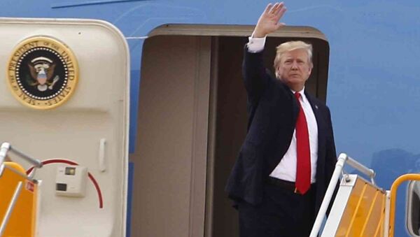 Tổng thống Hoa Kỳ Donald Trump lên đường ra Hà Nội - Sputnik Việt Nam