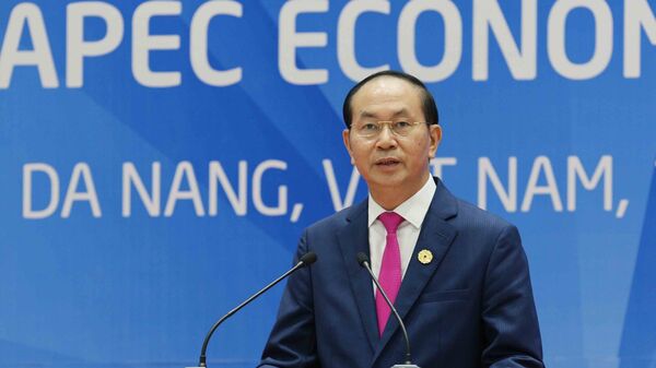 Chủ tịch nước Trần Đại Quang họp báo kết thúc APEC - Sputnik Việt Nam