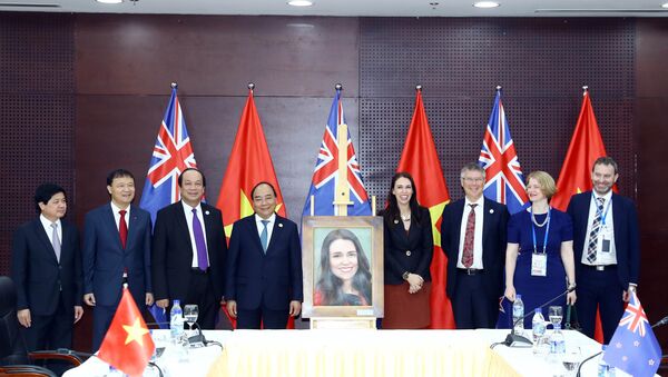 Thủ tướng Nguyễn Xuân Phúc tiếp Thủ tướng New Zealand Jacinda Ardern - Sputnik Việt Nam