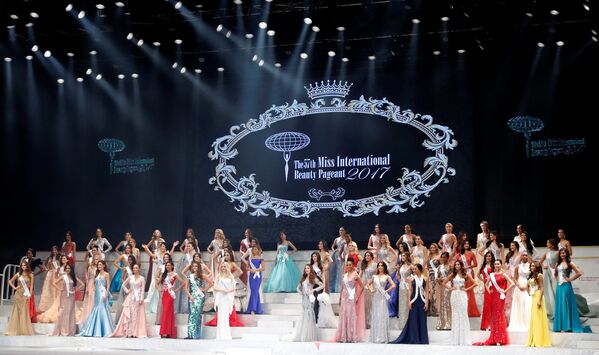 Những người tham gia cuộc thi Miss International 2017 tại Tokyo - Sputnik Việt Nam