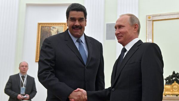 Cuộc gặp của Tổng thống Venezuela Nicolas Maduro và Tổng thống Nga Vladimir Putin. - Sputnik Việt Nam
