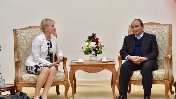 Thủ tướng Nguyễn Xuân Phúc tiếp Bộ trưởng Bộ Ngoại giao Thụy Điển Margot Wallström - Sputnik Việt Nam