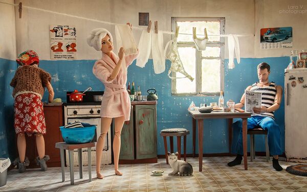 Cuộc sống của Barbie và Ken trong căn hộ kiểu Liên Xô - Sputnik Việt Nam