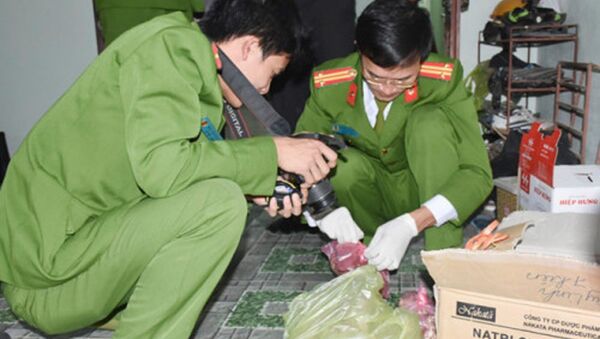 Công an Thanh Hóa khám nghiệm hiện trường vụ án - Sputnik Việt Nam