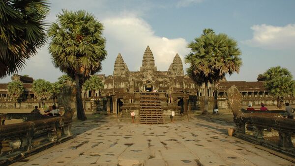 Quần thể đền thờ Angkor Wat ở Campuchia - Sputnik Việt Nam