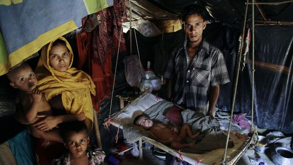 Những người tị nạn Rohinj trong trại biên giới Myanmar và Bangladesh. - Sputnik Việt Nam
