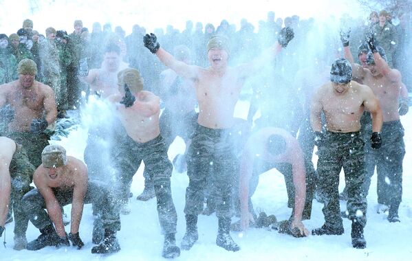 Thủy quân lục chiến Mỹ và Hàn Quốc huấn luyện mùa đông ở Pyeongchang. - Sputnik Việt Nam