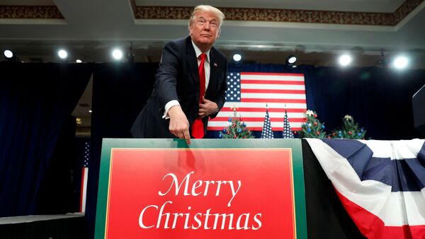 Trump khoe bảo vệ lời chúc “Giáng sinh hạnh phúc” - Sputnik Việt Nam