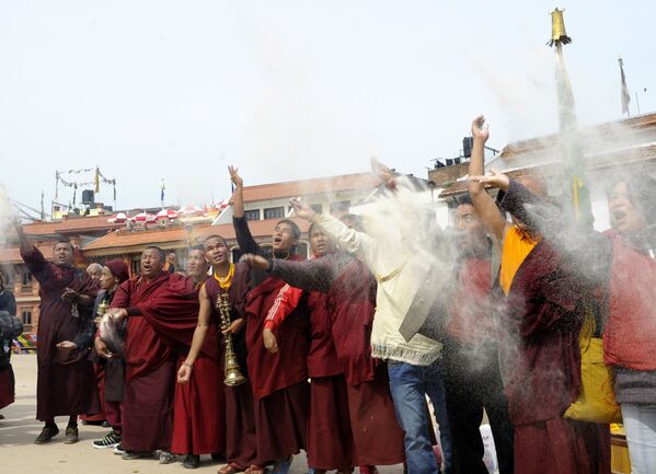 Các cư dân Tây Tạng trong lễ hội Năm Mới Losar - Sputnik Việt Nam