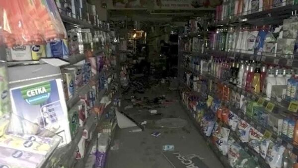 Последствия взрыва в магазине Перекресток в Санкт-Петербурге - Sputnik Việt Nam