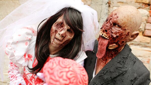 Những người tham gia Diễu hành zombie ở Italy - Sputnik Việt Nam