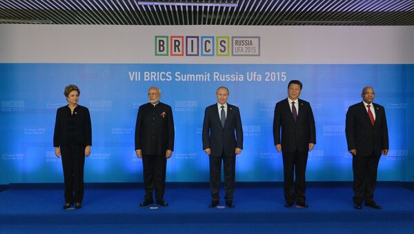 Các nhà lãnh đạo BRICS chụp ảnh chung - Sputnik Việt Nam