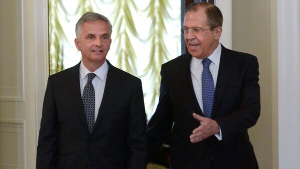 Ngoại trưởng Bỉ Didier Reynders gặp Ngoại trưởng Nga Sergei Lavrov - Sputnik Việt Nam