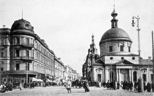 Phố Tverskaya ở Moskva. Năm 1914 - Sputnik Việt Nam