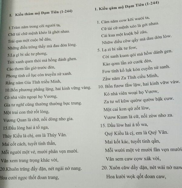 “Truyện Kiều” bằng chữ cải tiến của PGS-TS Bùi Hiền “Truyện Kiều” bằng chữ cải tiến của PGS-TS Bùi Hiền - Sputnik Việt Nam
