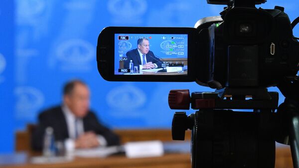 Bộ trưởng Ngoại giao Nga Sergei Lavrov tổ chức họp báo tổng kết năm - Sputnik Việt Nam