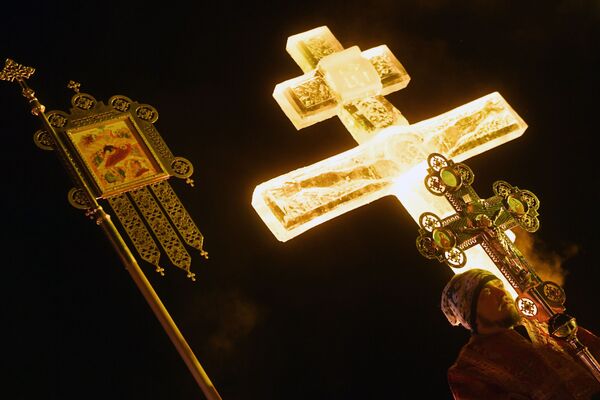 Ở Nga đang kỷ niệm một lễ hội quan trọng của Cơ đốc giáo - Lễ Rửa tội Thiên Chúa - Sputnik Việt Nam