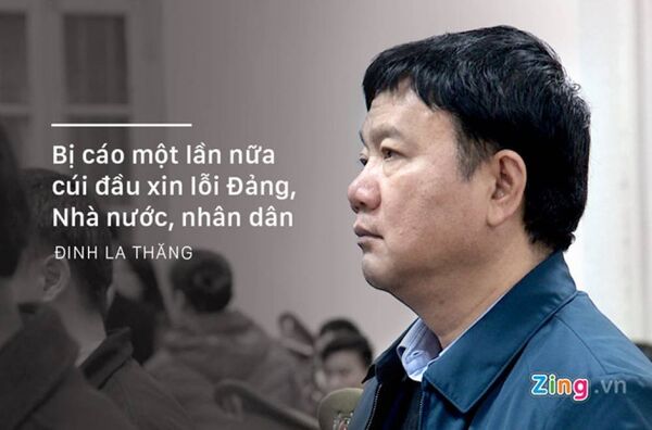 Nói lời sau cùng vào sáng 17/1, ông Đinh La Thăng một lần nước xin lỗi Đảng, Nhà nước, nhân dân và xin nhận trách nhiệm thay cấp dưới vi phạm không vì mục đích tư lợi. Nói lời sau cùng vào sáng 17/1, ông Đinh La Thăng một lần nước xin lỗi Đảng, Nhà nước, nhân dân và xin nhận trách nhiệm thay cấp dưới vi phạm không vì mục đích tư lợi. - Sputnik Việt Nam