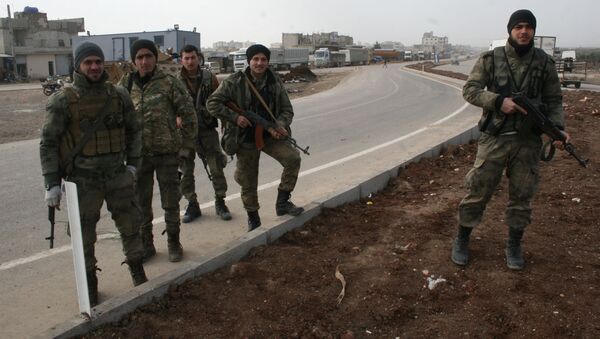 Quân đội Syria tự do (FSA) ở Afrin - Sputnik Việt Nam