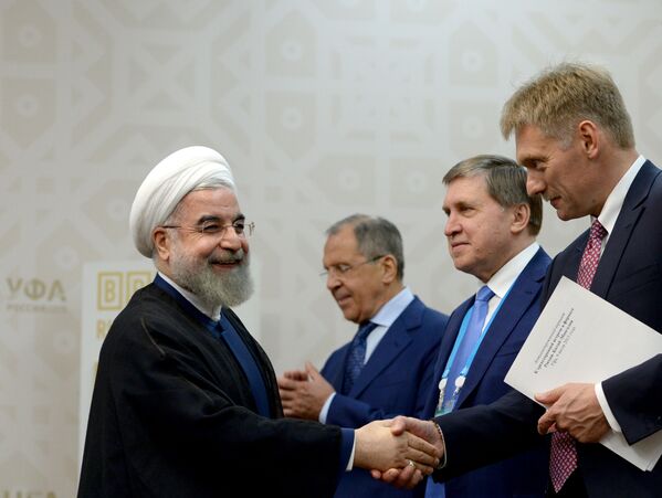 Iran - nước quan sát viên mới của SCO. Tổng thống Iran Hassan Rouhani - Sputnik Việt Nam