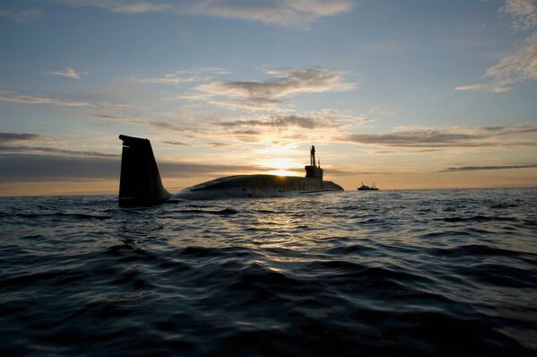 Tàu ngầm hạt nhân của đề án 955 lớp “Borey” “Yury Dolgoruky” - Sputnik Việt Nam