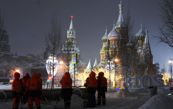 Dọn tuyết ở Moskva - Sputnik Việt Nam