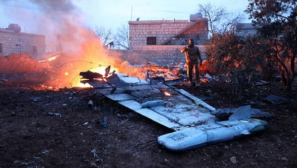 Máy bay Nga Su-25 bị rơi ở Syria - Sputnik Việt Nam