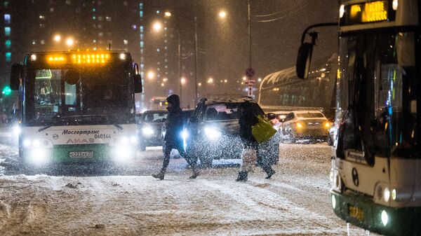 Trận tuyết ở Moskva, Nga - Sputnik Việt Nam