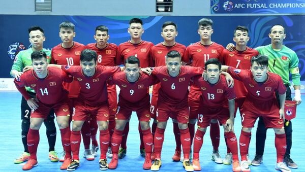 Đội tuyển Việt Nam càng chơi càng hay và giành quyền vào tứ kết giải vô địch châu Á 2018. - Sputnik Việt Nam