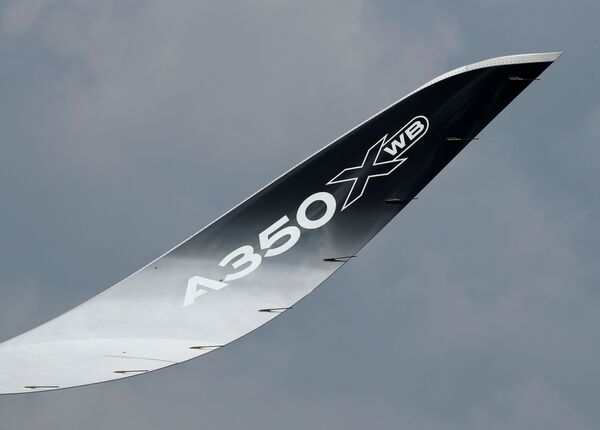 Airbus A350-1000 tại Triễn lãm hàng không ở Singapore - Sputnik Việt Nam