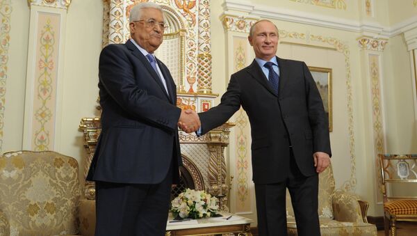 Mahmoud Abbas với Vladimir Putin - Sputnik Việt Nam