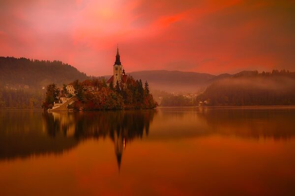 Hồ Bled ở Slovenia - Sputnik Việt Nam