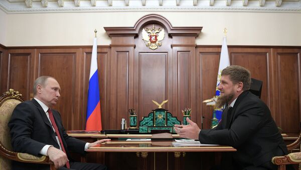 Vladimir Putin và Ramzan Kadyrov - Sputnik Việt Nam