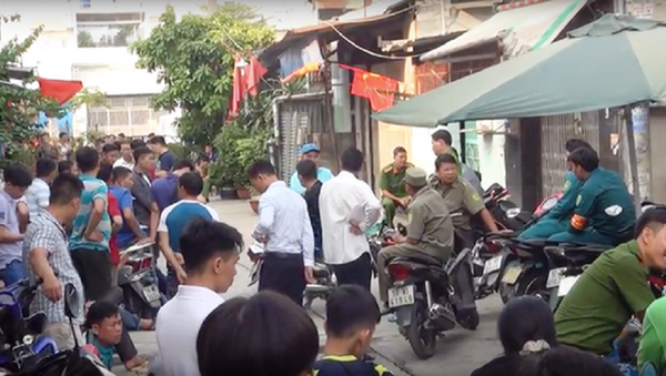 Hiện trường vụ thảm sát 5 người trong gia đình ở quận Bình Tân - Sputnik Việt Nam